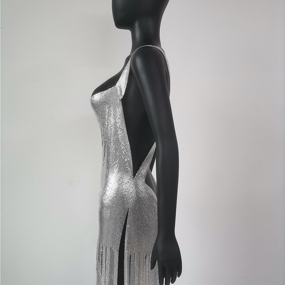 Reanna Aluminum Mesh Dress - Picture 6 of 7